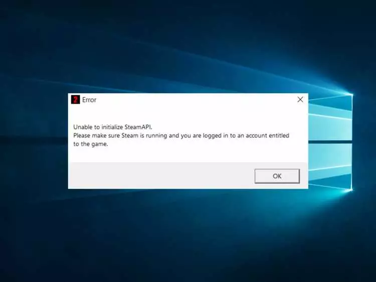 Инициализация API не удалась