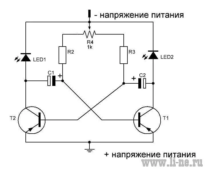Мультивибратор с эмиттерной связью