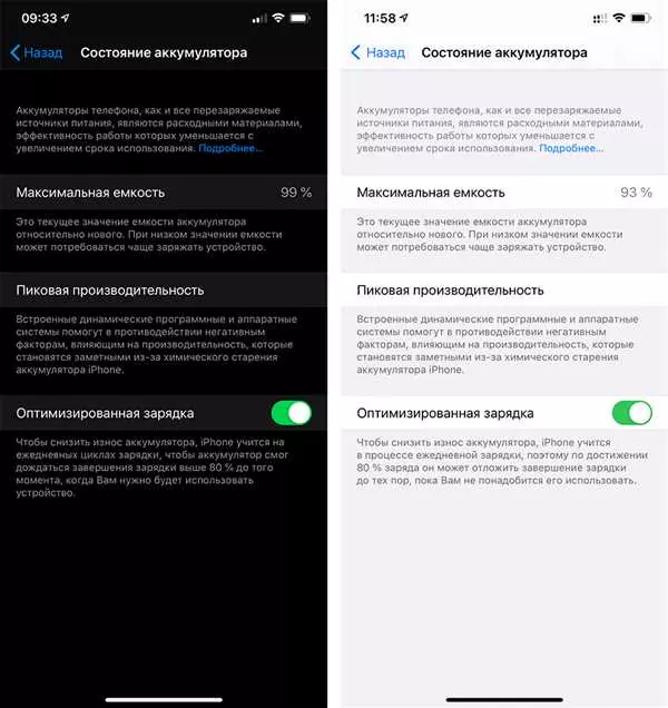 Емкость аккумулятора iPhone 8