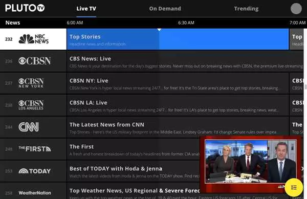 EPG — это удобный способ просмотра программы телепередач