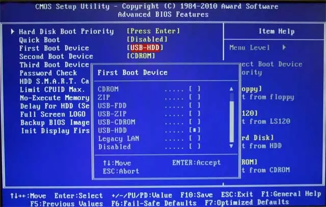Как переустановить Windows через BIOS