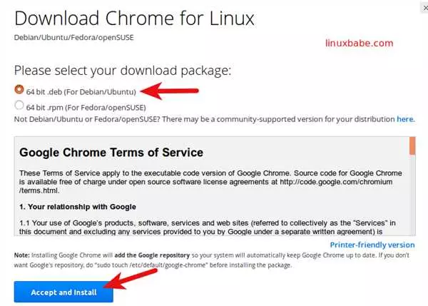 Как установить браузер на Linux