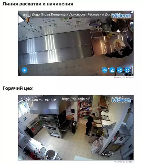 Камера на кухне додо