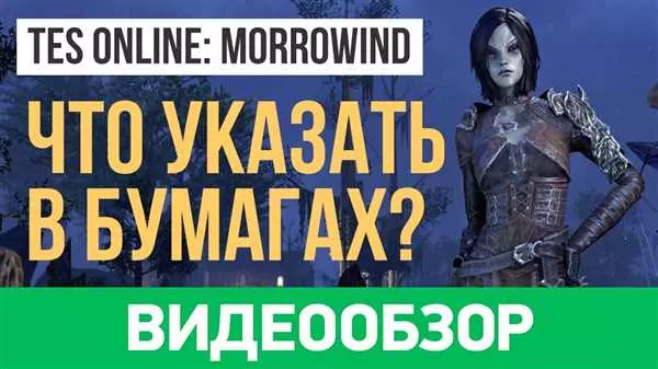 Обзор морровинд