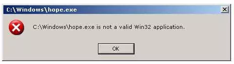 Ошибка не является приложением Win32 как исправить