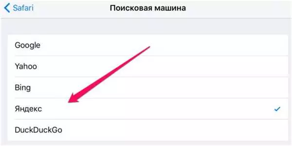 Поисковая машина сафари