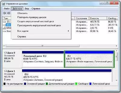 Работа с дисками