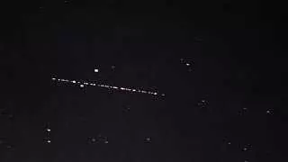 Спутники Илона Маска в небе: видео и подробности