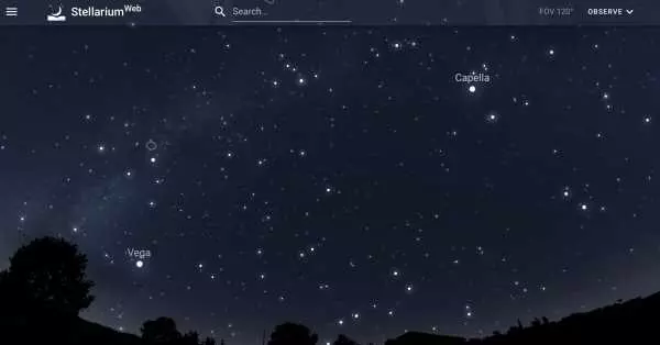 Stellarium онлайн