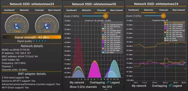 Wifi анализатор