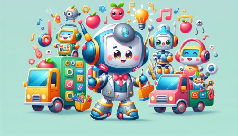 🤖 Играем умно: игрушки, которые делают обучение веселым