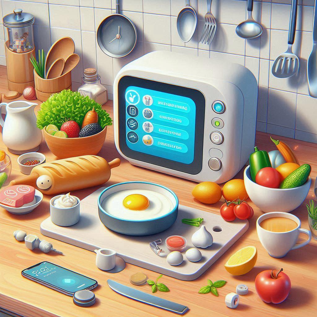 🍳 Смарт-устройства для кухни: гаджеты, которые делают готовку проще и интереснее: 🥄 Кухонные весы с функцией отслеживания питательных веществ